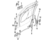 1998 Chevy Tracker Window Crank Handles Diagram - 30017309