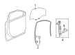 2012 Buick Enclave Weather Strip Diagram - 20944966