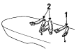 1989 Chevy Celebrity Seat Belt Diagram - 12393141