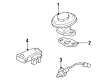 1988 Oldsmobile Firenza EGR Valve Diagram - 17111845