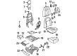 Oldsmobile Silhouette Seat Cushion Pad Diagram - 12454806