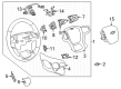 2023 Chevy Tahoe Steering Wheel Diagram - 84945929