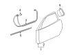 2005 Chevy Corvette Door Seal Diagram - 20791100