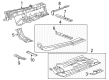 2020 Cadillac CT6 Floor Pan Diagram - 23374931