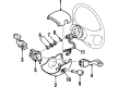 2001 Cadillac Catera Steering Column Cover Diagram - 9105008