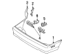 Chevy Spectrum Bumper Diagram - 94108499