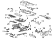 Cadillac CT5 Seat Cushion Pad Diagram - 84675695