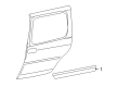 2008 Chevy Uplander Door Moldings Diagram - 25915099