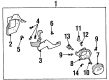 Oldsmobile Silhouette Fog Light Diagram - 10429457