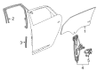 2018 Cadillac XTS Weather Strip Diagram - 84135643