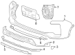 2024 Chevy Silverado 3500 HD Bumper Diagram - 84913620