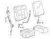 2006 GMC Sierra 3500 Seat Belt Diagram - 89026319