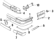 1991 Cadillac Eldorado Bumper Diagram - 1636294