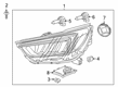 2022 Buick Encore Headlight Diagram - 42771350