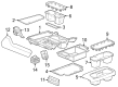 Chevy Silverado 3500 HD Center Console Latch Diagram - 84551975