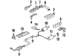 2003 Chevy Monte Carlo Exhaust Heat Shield Diagram - 24506492