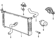 1987 Cadillac DeVille Radiator Hose Diagram - 1626372