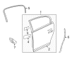 2008 Buick Lucerne Weather Strip Diagram - 25823638