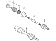 1995 Chevy Corsica Axle Shaft Diagram - 26018514