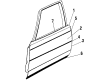 1985 Buick Regal Door Moldings Diagram - 20606433