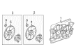 GMC Fan Motor Diagram - 25952813