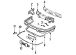 1993 Pontiac Grand Prix Bumper Diagram - 10252349