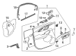 Chevy Trailblazer Door Latch Assembly Diagram - 13535174