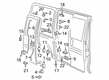 2014 Chevy Express 1500 Door Striker Diagram - 20918555