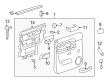 2009 Chevy Suburban 1500 Weather Strip Diagram - 22803678