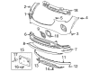 Buick Envision Bumper Diagram - 84934325