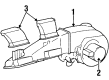 Cadillac Catera Blower Motor Resistor Diagram - 90512510