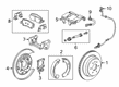 2019 GMC Canyon Brake Pad Diagram - 84217719