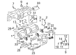 Cadillac STS Air Temperature Sensor Diagram - 15826773