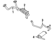 Pontiac Tail Pipe Diagram - 12534402