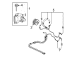 2004 Pontiac Grand Prix Power Steering Hose Diagram - 15781944