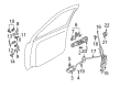 Chevy Tracker Door Lock Actuator Diagram - 30022358