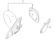 Chevy Tracker Side View Mirrors Diagram - 30021537