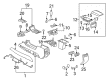 2009 Buick Lucerne Center Console Base Diagram - 25804761