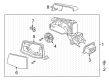 2022 Chevy Silverado 3500 HD Side View Mirrors Diagram - 84823220