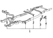 GMC S15 Jimmy Front Cross-Member Diagram - 15675036