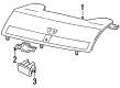 1988 Chevy Spectrum Emblem Diagram - 94341548