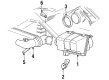 1991 Oldsmobile Cutlass Cruiser Air Filter Diagram - 25098172