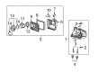 2005 Buick LaCrosse Air Filter Box Diagram - 10353742