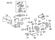 2008 Pontiac Grand Prix A/C Compressor Cut-Out Switches Diagram - 88972205