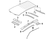 2007 Chevy Uplander Weather Strip Diagram - 19153439