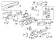 2012 Chevy Silverado 1500 Dash Panel Vent Portion Covers Diagram - 22842341