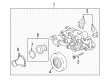 2010 Chevy Corvette Water Pump Pulley Diagram - 12602081