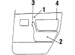 1988 Pontiac 6000 Door Armrest Diagram - 10080132