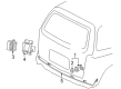 Saturn Parking Assist Distance Sensor Diagram - 89047104