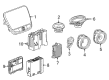 2024 Chevy Malibu Car Speakers Diagram - 84194596